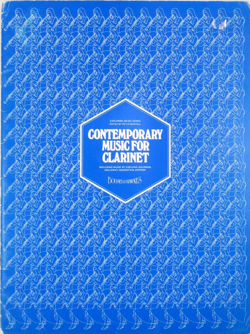 Contemporary Music For Clarinet Booset & Hawkes Music Books for sale canada