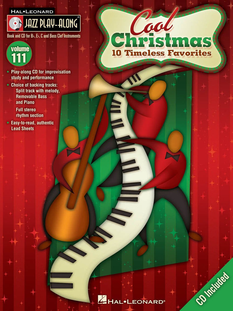 Cool Christmas, 10 Timeless Favorites, Jazz Play-Along Volume 111 Hal Leonard Corporation Music Books for sale canada