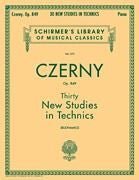 Czerny, Thirty New Studies in Technics, Op. 849 Piano Technique Default Hal Leonard Corporation Music Books for sale canada