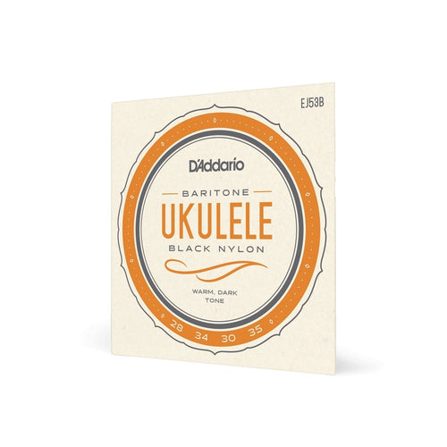 D'Addario Baritone Ukulele Strings Set, Black Nylon D'Addario &Co. Inc Ukulele Accessories for sale canada