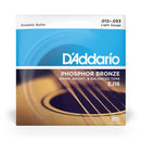D'Addario EJ Phosphor Bronze Acoustic Guitar Strings Light / .012-.053 D'Addario &Co. Inc Guitar Accessories for sale canada
