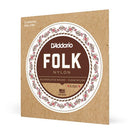 D'Addario EJ32C Folk Nylon Guitar Strings Ball End Silver Wound/Clear Nylon D'Addario &Co. Inc Guitar Accessories for sale canada