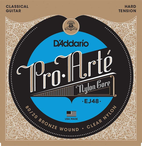 D'Addario EJ48 Pro Arte 80/20 Bronze/Clear/Hard Tension D'Addario &Co. Inc Guitar Accessories for sale canada