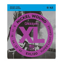 D'Addario EXL Nickel Wound Electric Guitar Strings Super Light D'Addario &Co. Inc Guitar Accessories for sale canada