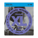 D'Addario EXL Nickel Wound Electric Guitar Strings Medium D'Addario &Co. Inc Guitar Accessories for sale canada