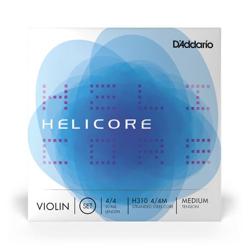 D'Addario H310 Helicore Violin String Set Medium H310-4/4M 4/4 Medium D'Addario &Co. Inc Violin Accessories for sale canada