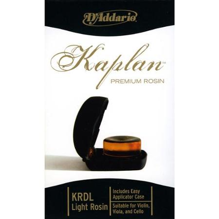 D'Addario Kaplan Premium Rosin with Case - BEST SELLER Light D'Addario &Co. Inc Violin Accessories for sale canada