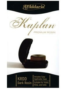 D'Addario Kaplan Premium Rosin with Case - BEST SELLER Dark D'Addario &Co. Inc Violin Accessories for sale canada