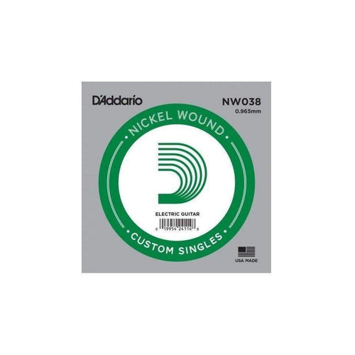 D'Addario NW - Nickel Wound Single Electric Guitar String NW018 D'Addario &Co. Inc Guitar Accessories for sale canada