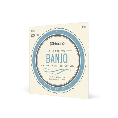 D'Addario Phosphor Bronze Banjo Strings Set, Light D'Addario &Co. Inc Instrument Accessories for sale canada