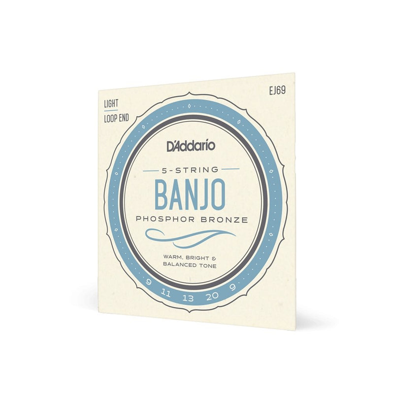 D'Addario Phosphor Bronze Banjo Strings Set, Light D'Addario &Co. Inc Instrument Accessories for sale canada