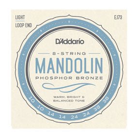 D'Addario Phosphor Bronze Mandolin Strings Set, Loop End D'Addario &Co. Inc Instrument Accessories for sale canada