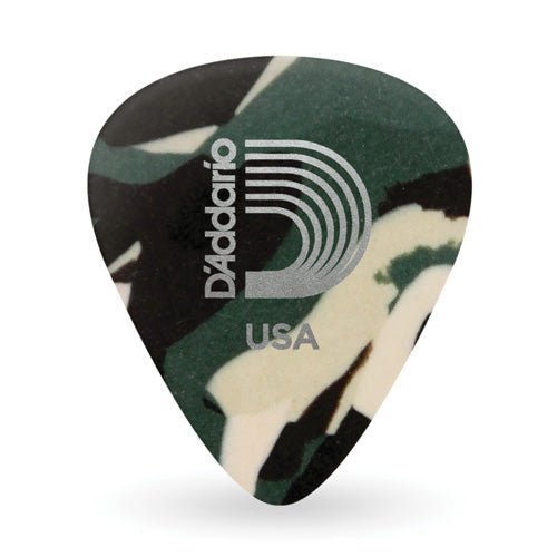 D'Addario Planet Waves Classic Celluloid Guitar Picks (10 Pack) Camoflauge D'Addario &Co. Inc Guitar Accessories for sale canada
