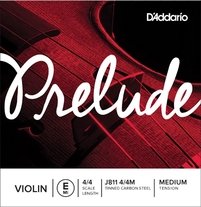 D'Addario Prelude Violin 4/4 Single String - Medium Tension A D'Addario &Co. Inc Violin Accessories for sale canada
