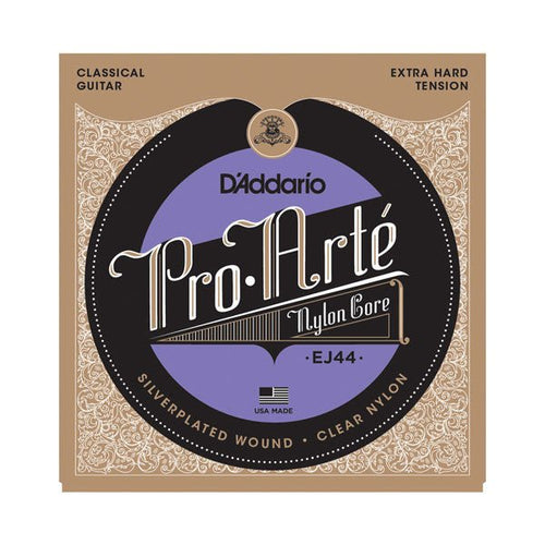 D'Addario Pro Arte Nylon Core Silverplated Wound Classical Guitar Strings Extra Hard Tension / .029-.045 D'Addario &Co. Inc Guitar Accessories for sale canada