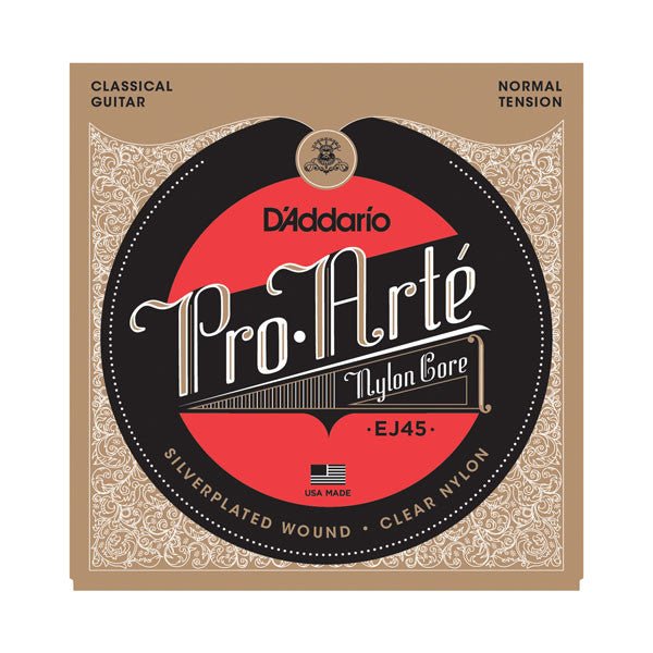 D'Addario Pro Arte Nylon Core Silverplated Wound Classical Guitar Strings Normal Tension / .028-.043 D'Addario &Co. Inc Guitar Accessories for sale canada