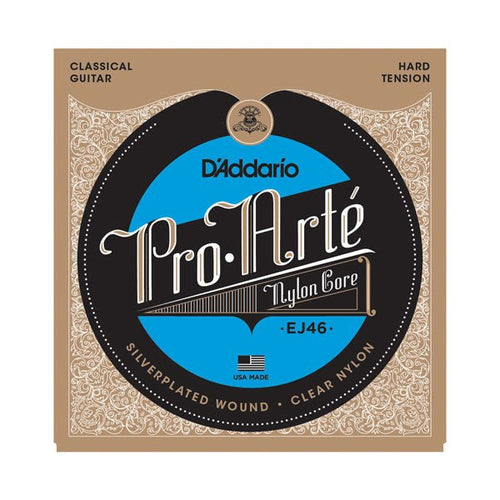 D'Addario Pro Arte Nylon Core Silverplated Wound Classical Guitar Strings Hard Tension / .0285-.044 D'Addario &Co. Inc Guitar Accessories for sale canada