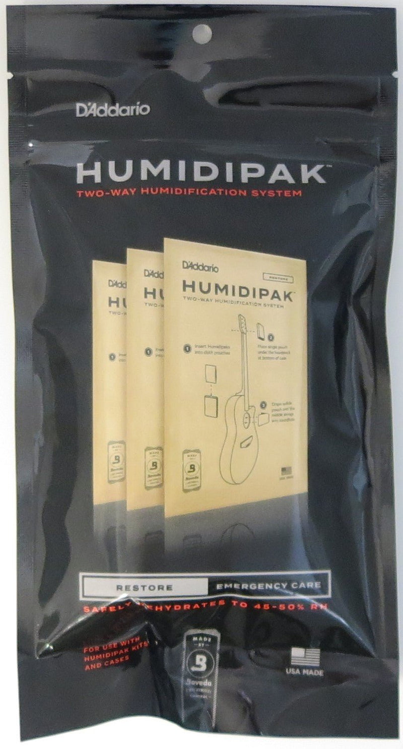 D'Addario PW-HPCP-03 Two-Way Humidification System Conditioning Packets-3 Pack D'Addario &Co. Inc Guitar Accessories for sale canada