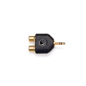 D'Addario PW-P047C Planet Waves Dual Female RCA Stereo Male 1/8 Inch Adapter D'Addario &Co. Inc Accessories for sale canada
