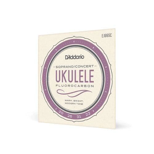 D'Addario Soprano/Concert Ukulele Strings Set, Fluorocarbon D'Addario &Co. Inc Ukulele Accessories for sale canada