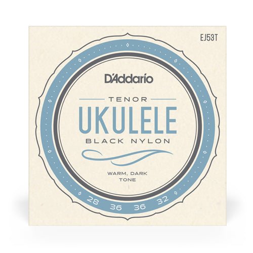 D'Addario Tenor Ukulele Strings Set, Black Nylon EJ53T D'Addario &Co. Inc Ukulele Accessories for sale canada