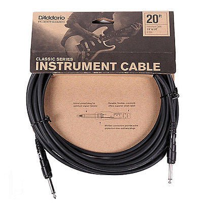 D'Addario/Planet Waves Classic Series Instrument Cable 20ft D'Addario &Co. Inc Cable for sale canada