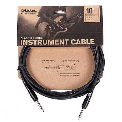 D'Addario/Planet Waves Classic Series Instrument Cable 10ft D'Addario &Co. Inc Cable for sale canada