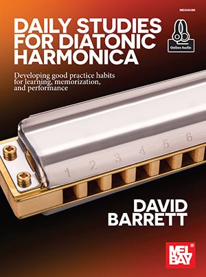 Daily Studies for Diatonic Harmonica Book & Online Audio Mel Bay Publications, Inc. Music Books for sale canada