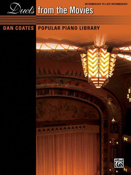 Dan Coates Popular Piano Library: Duets from the Movies Default Alfred Music Publishing Music Books for sale canada