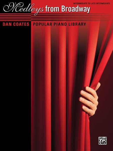 Dan Coates Popular Piano Library: Medleys from Broadway Default Alfred Music Publishing Music Books for sale canada