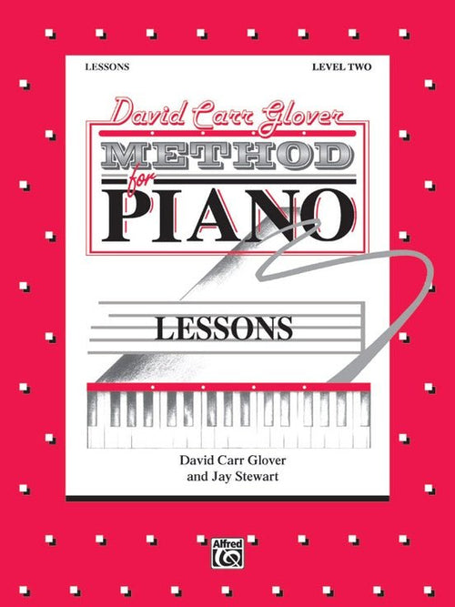David Carr Glover Method for Piano: Lessons, Level 2 Alfred Music Publishing Music Books for sale canada