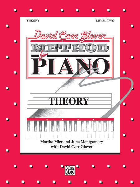 David Carr Glover Method for Piano: Theory, Level 2 Alfred Music Publishing Music Books for sale canada