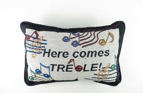 Decorative Musical Pillows Here Comes Treble! Music Treasures Novelty for sale canada