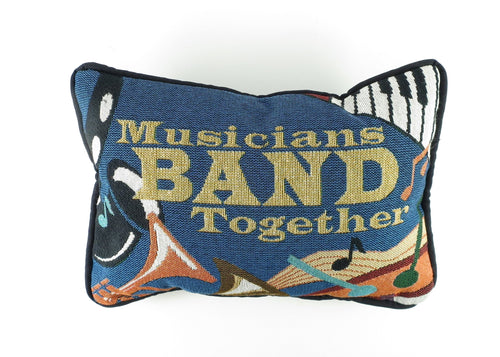 Decorative Musical Pillows Musicians Band Together Music Treasures Novelty for sale canada