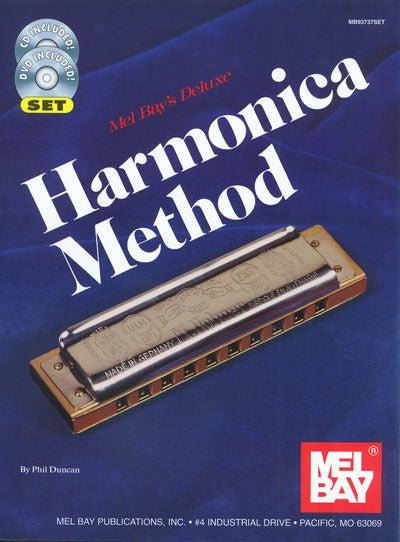 Deluxe Harmonica Method (Book/CD/DVD SET) Default Mel Bay Publications, Inc. Music Books for sale canada