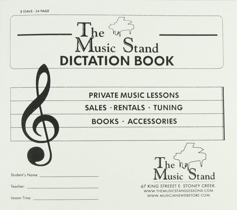 Dictation Book The Music Stand Accessories for sale canada