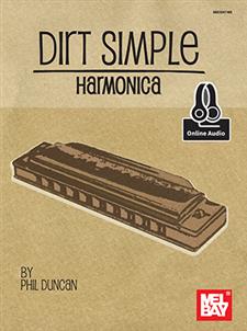 Dirt Simple Harmonica (Book + Online Audio) Mel Bay Publications, Inc. Music Books for sale canada