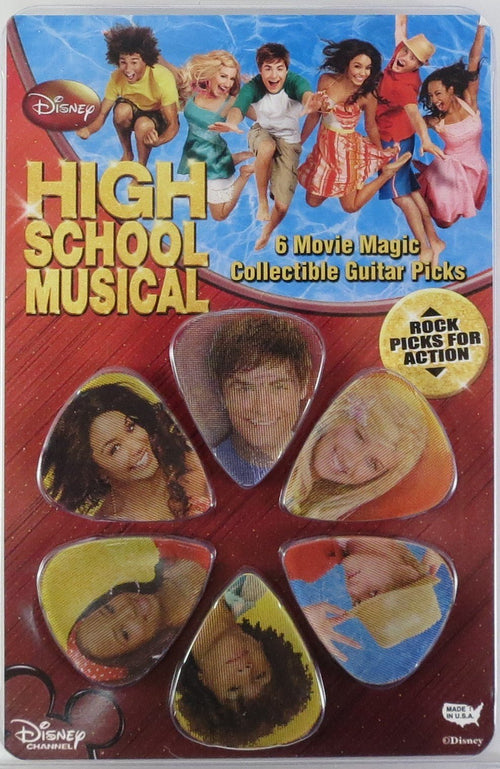 Disney, 6 Pack of Guitar Picks High School Musical Perri's Accessories for sale canada