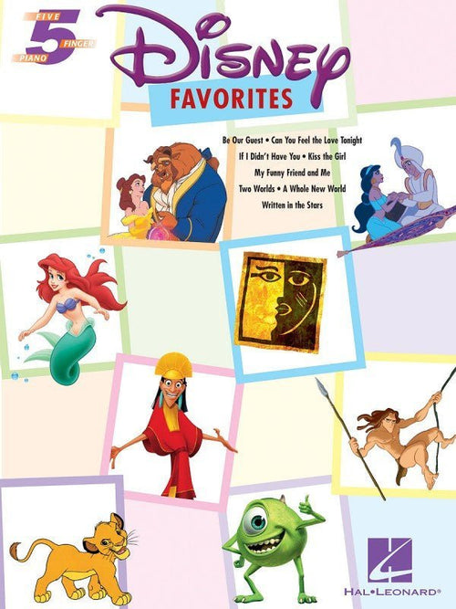 Disney Favorites, 5 Finger Piano Hal Leonard Corporation Music Books for sale canada