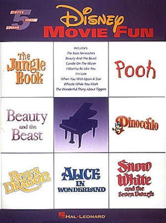 Disney Fun 5-Finger Piano Solos Disney Fun 5-Finger Piano Solos Hal Leonard Corporation Music Books for sale canada
