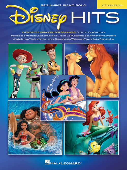 DISNEY HITS – 2ND EDITION - Beginning Piano Solo Hal Leonard Corporation Music Books for sale canada