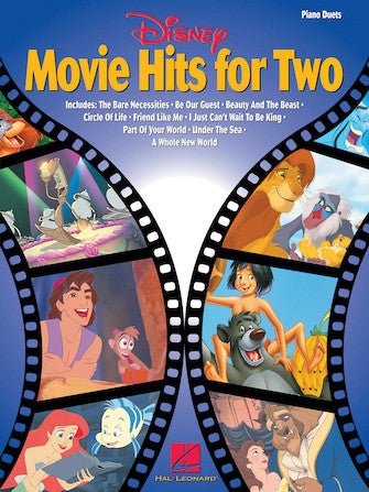 Disney Movie Hits for Two, Piano Duets Hal Leonard Corporation Music Books for sale canada