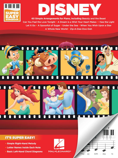 Disney Super Easy Songbook Hal Leonard Corporation Music Books for sale canada