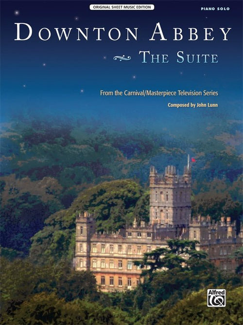 Downton Abbey: The Suite From the Carnival/Masterpiece Television Series Piano Solo Alfred Music Publishing Music Books for sale canada