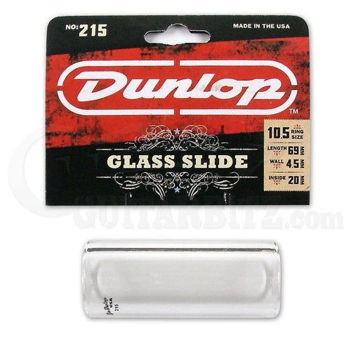 Dunlop Glass Guitar Slide 215 Pyrex Glass Slide With Heavy Wall (Medium) Dunlop Guitar Accessories for sale canada