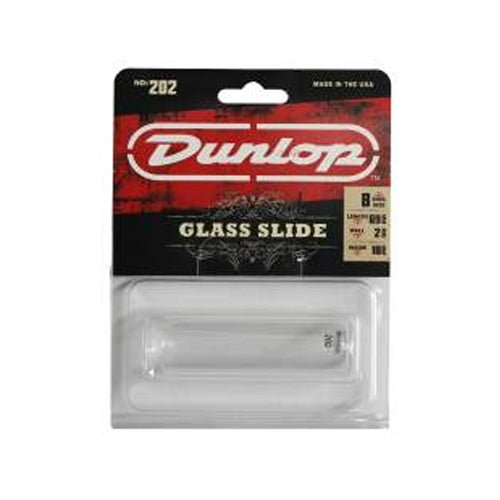 Dunlop Glass Guitar Slide 202 Tempered Pyrex Glass Slides - Medium Dunlop Guitar Accessories for sale canada