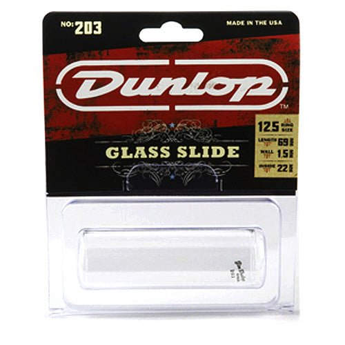 Dunlop Glass Guitar Slide 203 Pyrex Glass Guitar Slide - Large Dunlop Guitar Accessories for sale canada