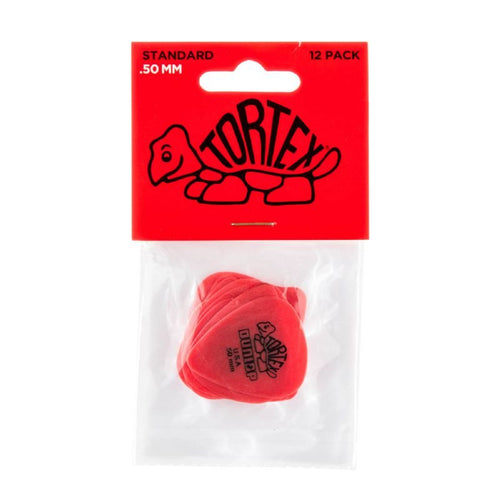 Dunlop TORTEX® STANDARD Guitar Picks (12 Pack) Red 0.50mm Jim Dunlop Guitar Accessories for sale canada