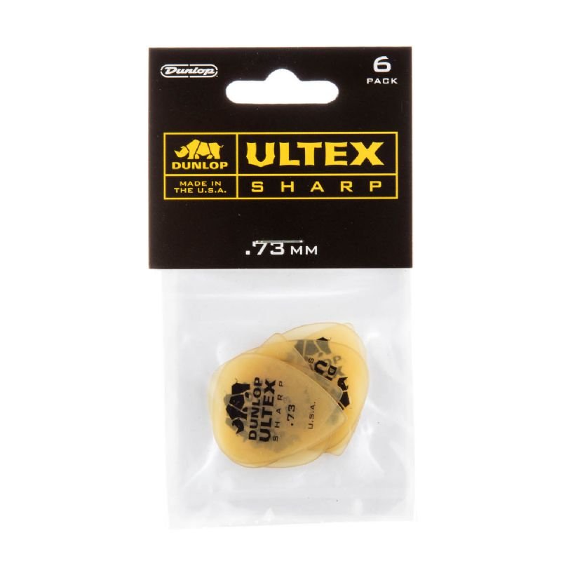 Dunlop ULTEX® SHARP PICKS 0.73mm (6/pack) Dunlop Guitar Accessories for sale canada