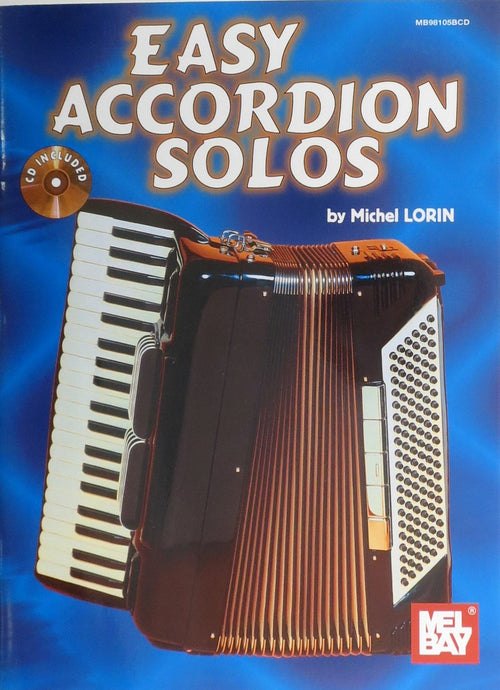 Easy Accordion Solos (Book & CD) Mel Bay Publications, Inc. Music Books for sale canada